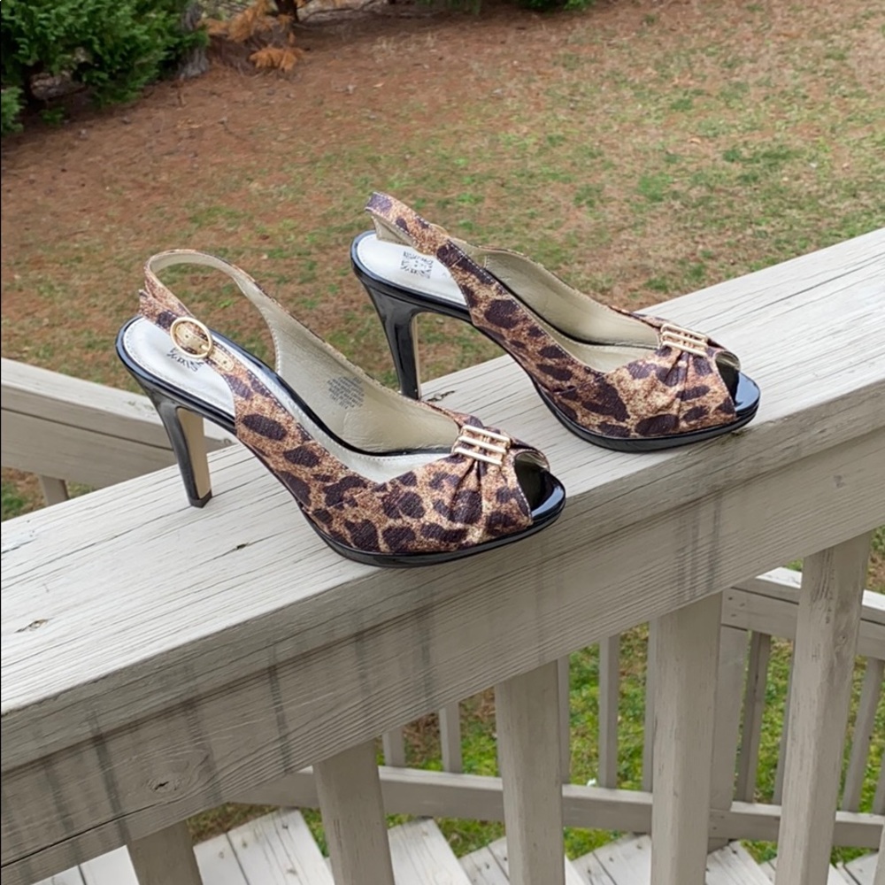 Cheetah print heels